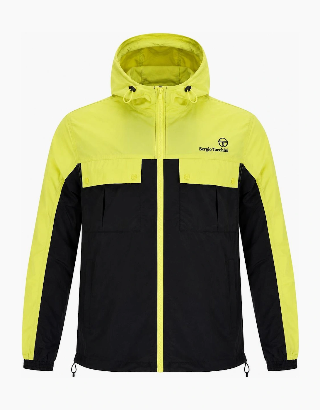 Sergio Tacchini Alba Hooded Jacket Celery Green/Black