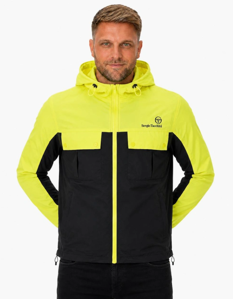 Sergio Tacchini Alba Hooded Jacket Celery Green/Black