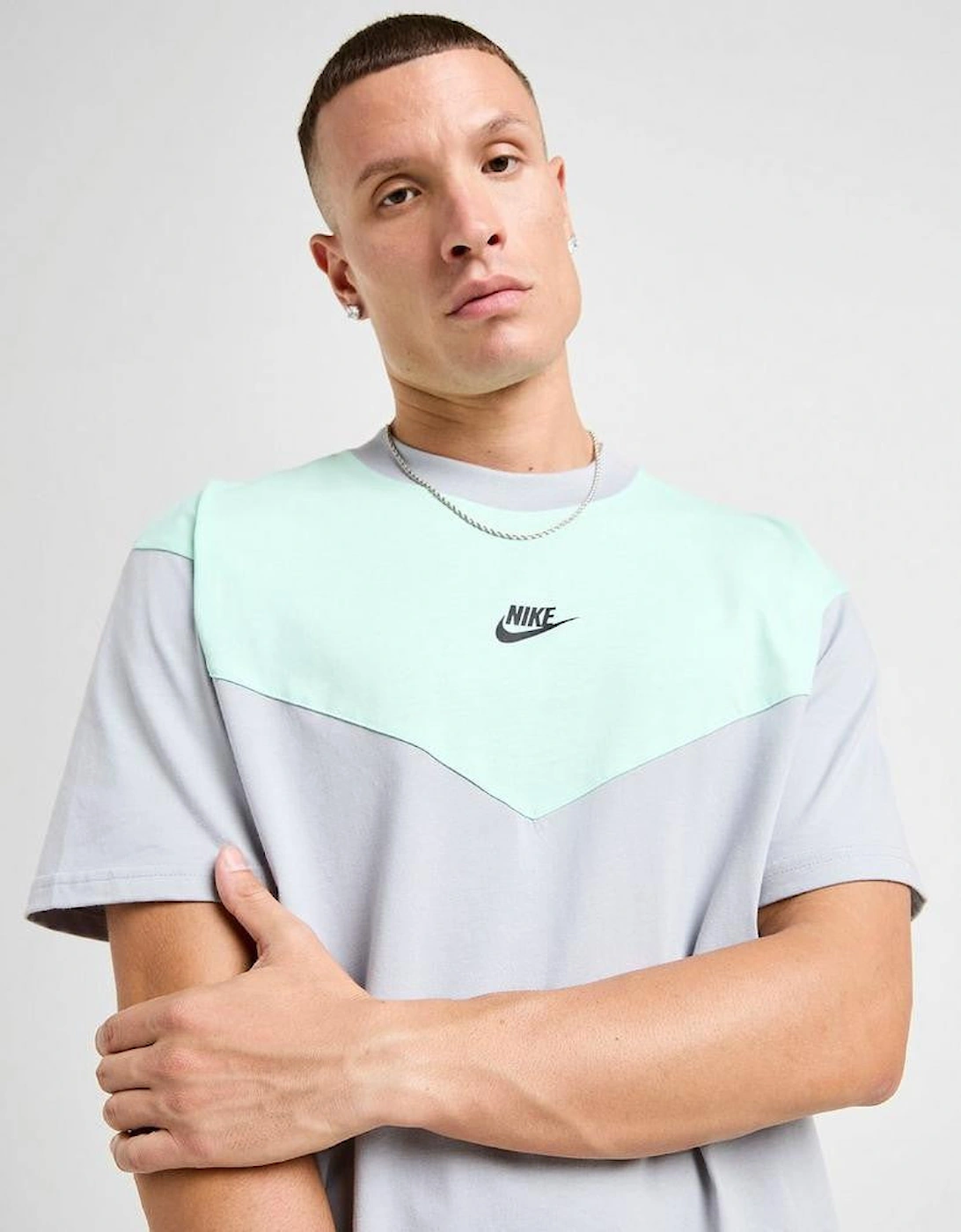 Nike Sportswear T-Shirt Grey/Mint