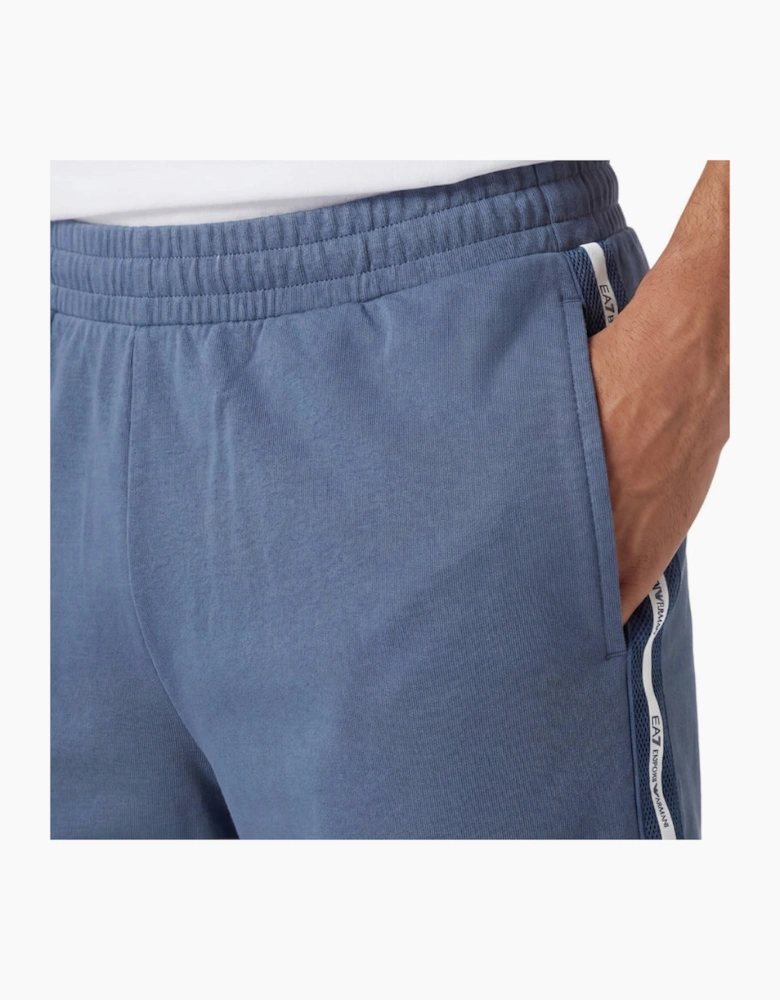 Tape Logo Shorts - Blue Horizon