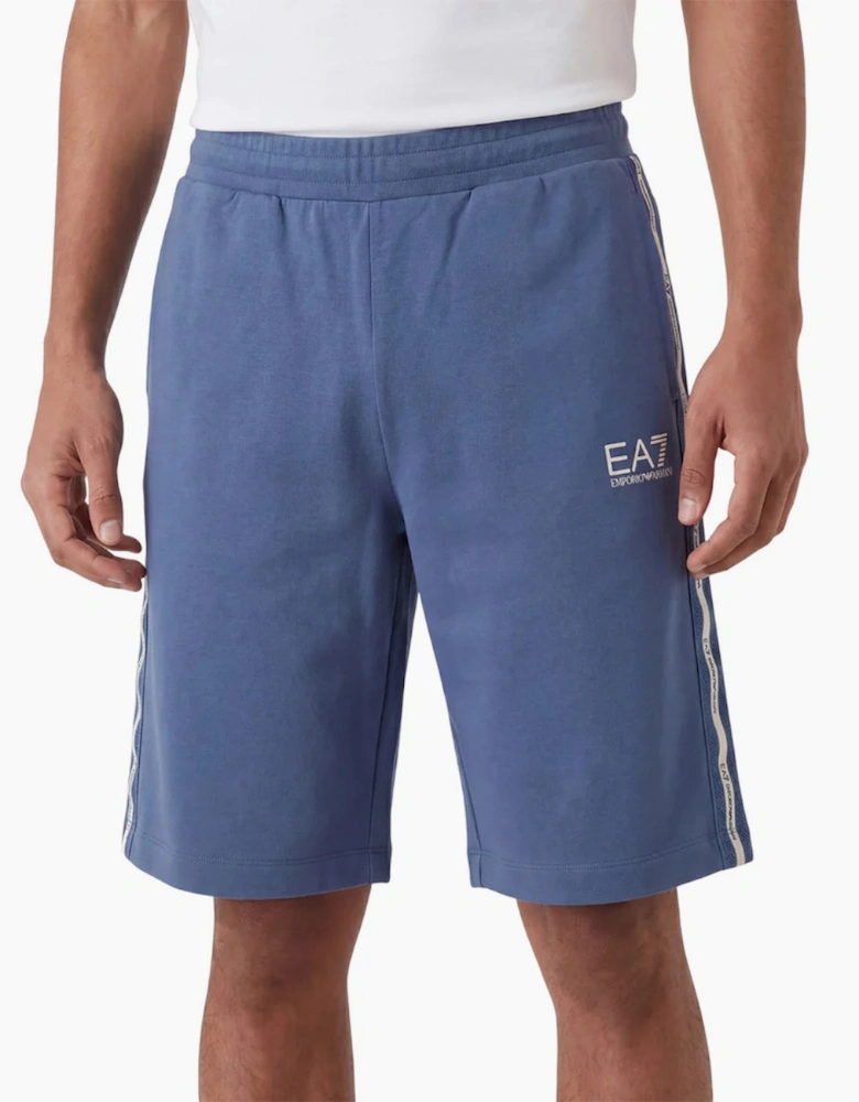 Tape Logo Shorts - Blue Horizon
