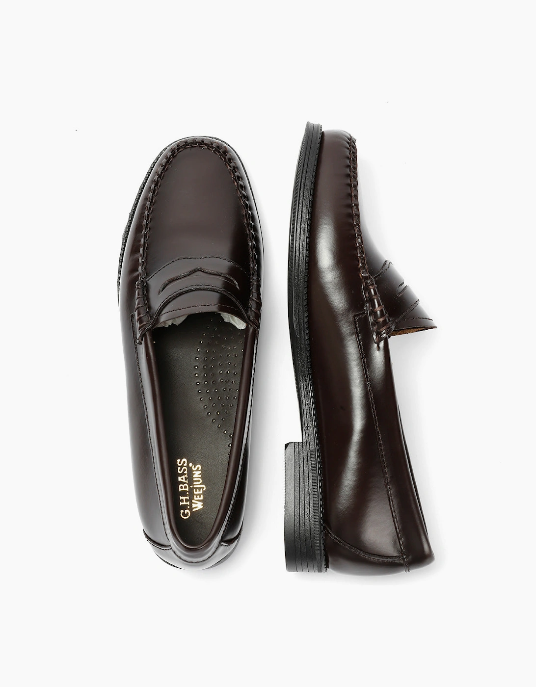 G. H. Bass Weejun II Leather Women's Chocolate Penny Loafers