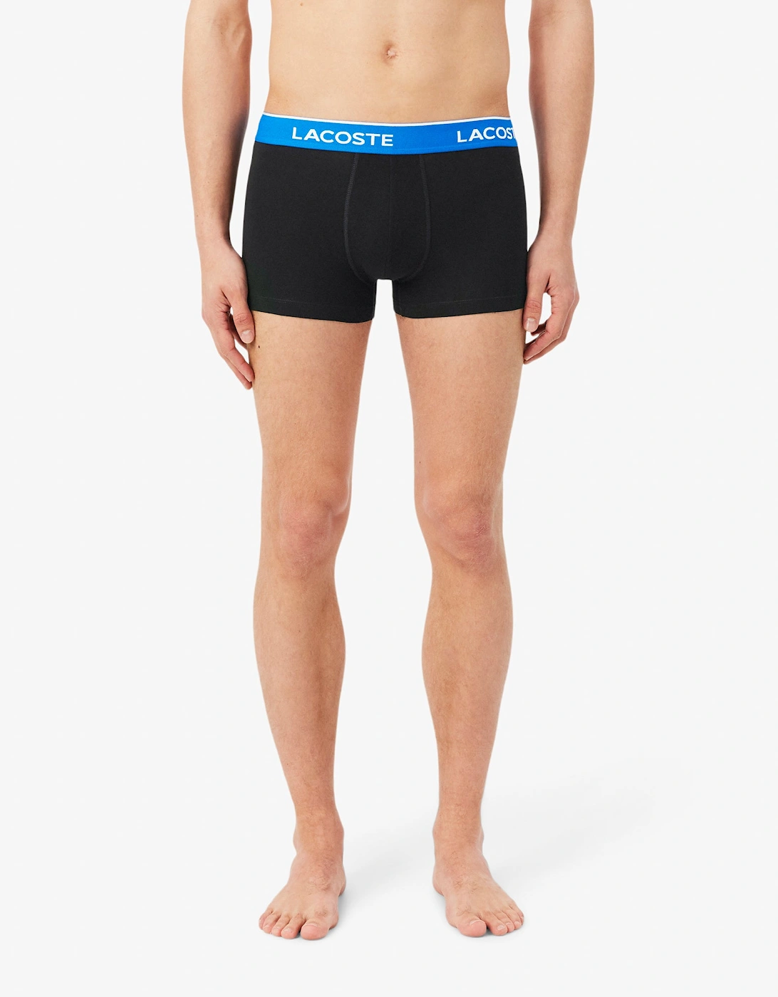 Lacoste 3-Pack Mens Trunks - Black/Marina-Overview-Graphite B68