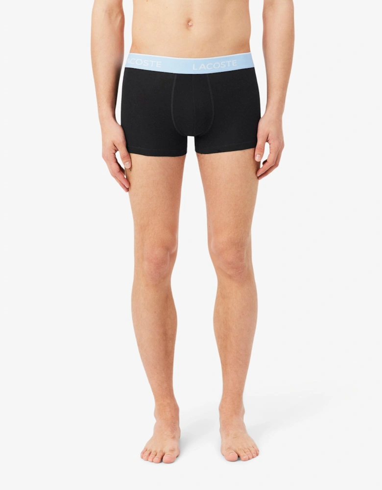 Lacoste 3-Pack Mens Trunks - Black/Marina-Overview-Graphite B68