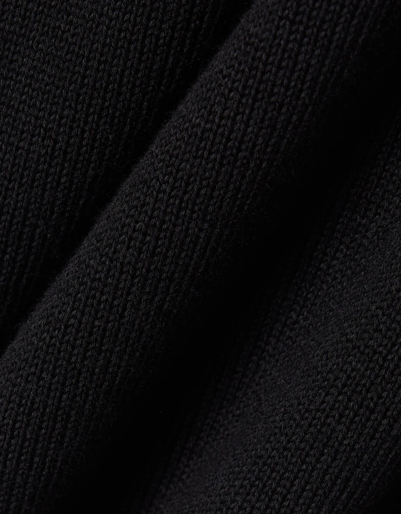 Lacoste Monochrome Jersey Mens V Neck Sweater - Black 031