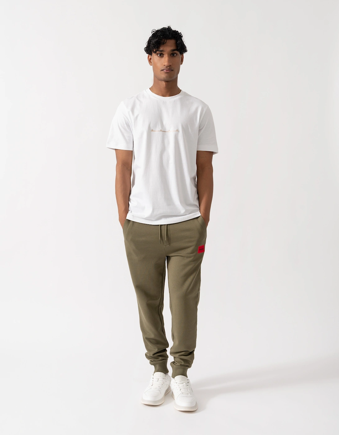 HUGO Doak212 Mens Joggers - Open Green 389