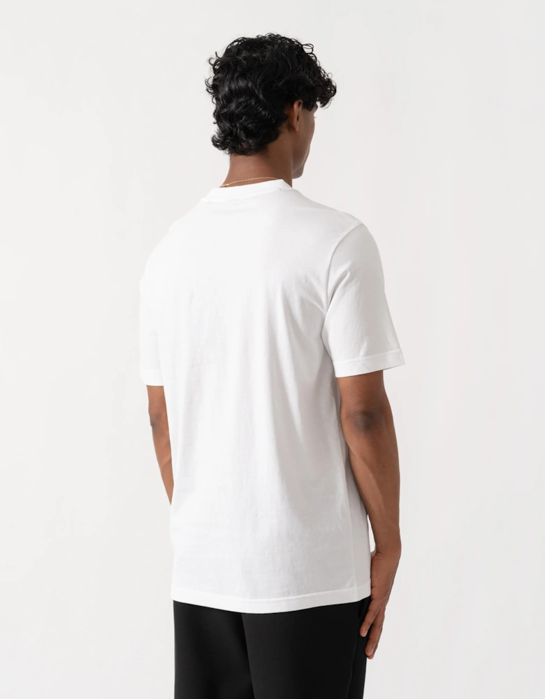 BOSS Green Mens Relaxed-fit T-Shirt in stretch cotton with tonal logo - Natural 101
