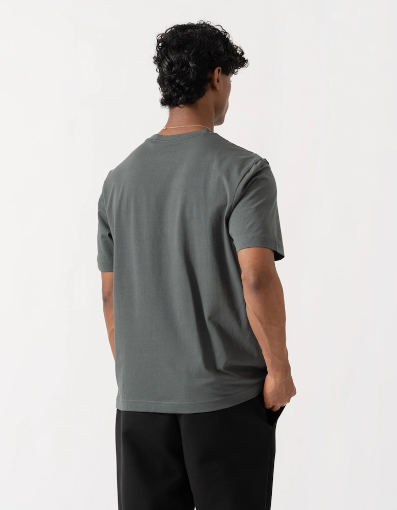 BOSS Orange TChup Mens Crew Neck Small Logo T-Shirt  - Open Green 377