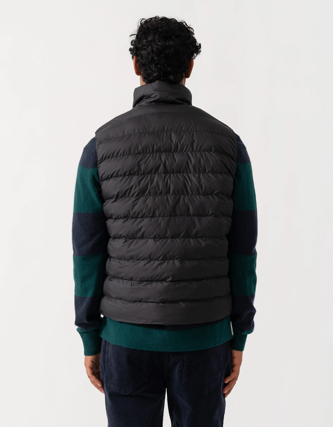 HUGO Banks2641 Mens Padded Gilet - Black 001