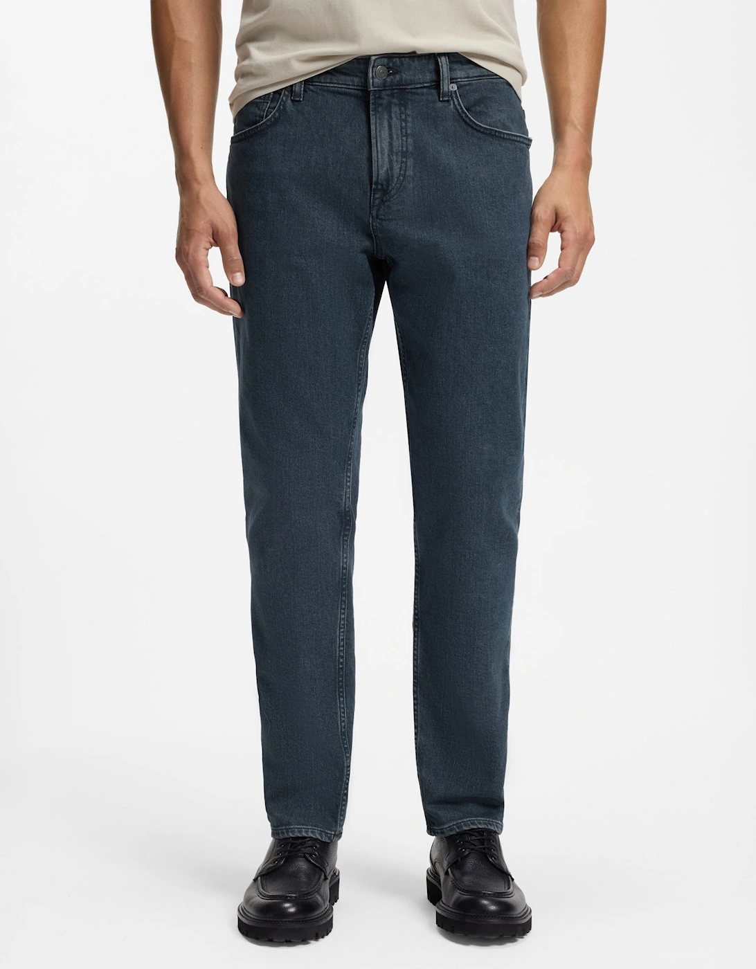 BOSS Orange RE.MAINE BO Mens Regular Fit Jeans - Navy 414