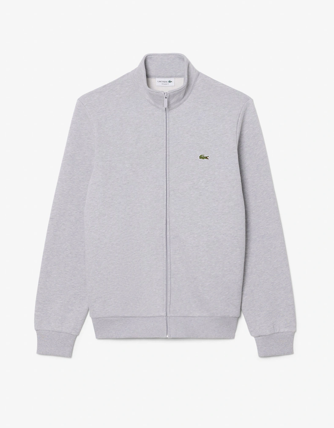 Lacoste Half Zip Mens Fleece Sweatshirt - Silver Chine CCA