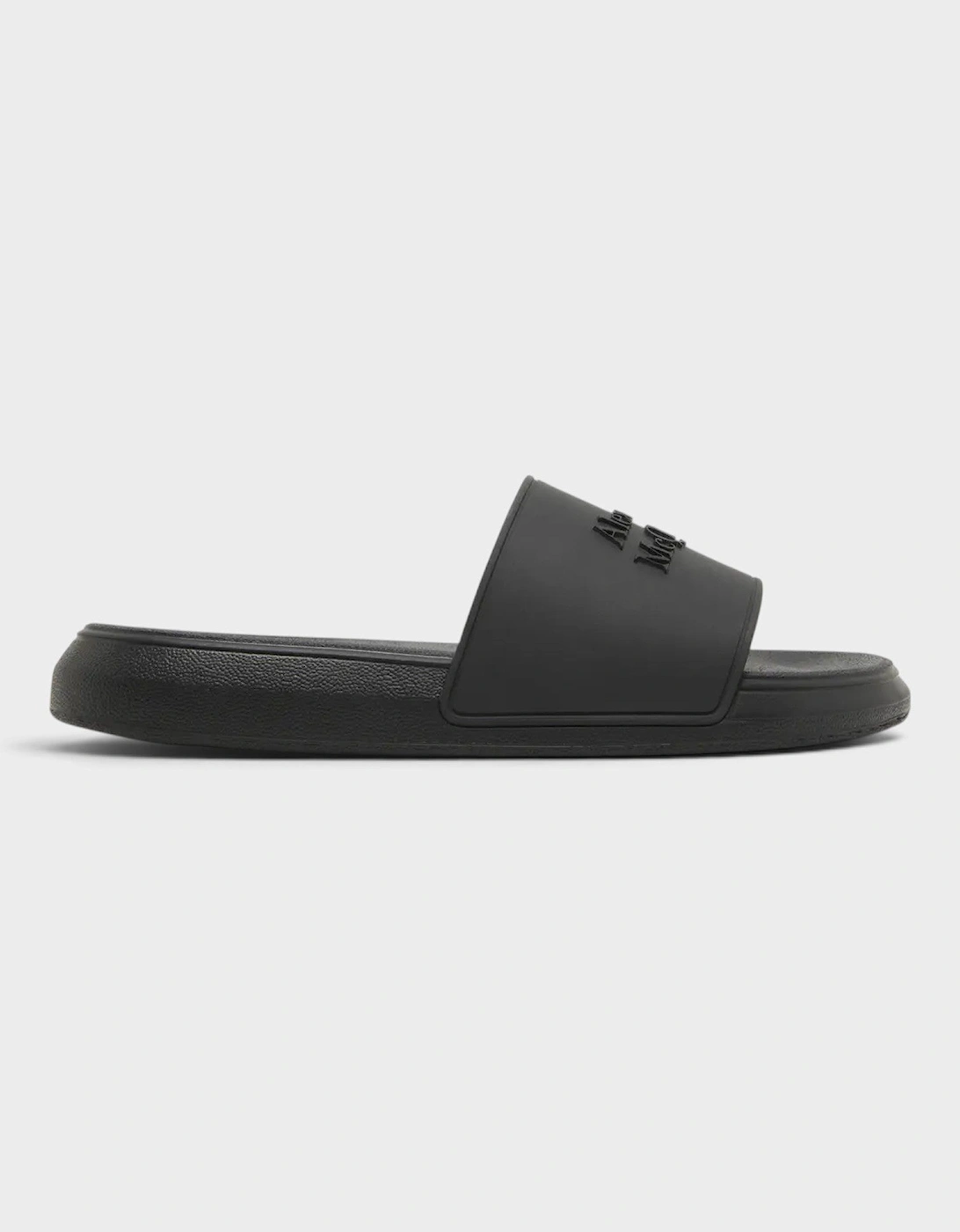 Logo Pool Slides Black