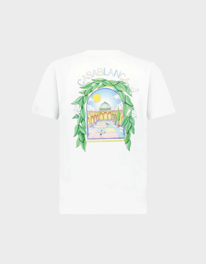 L'Arche De Tennis Short Sleeve T-Shirt White
