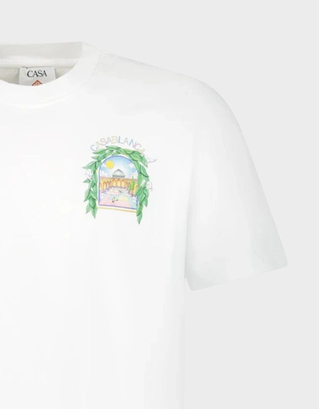 L'Arche De Tennis Short Sleeve T-Shirt White