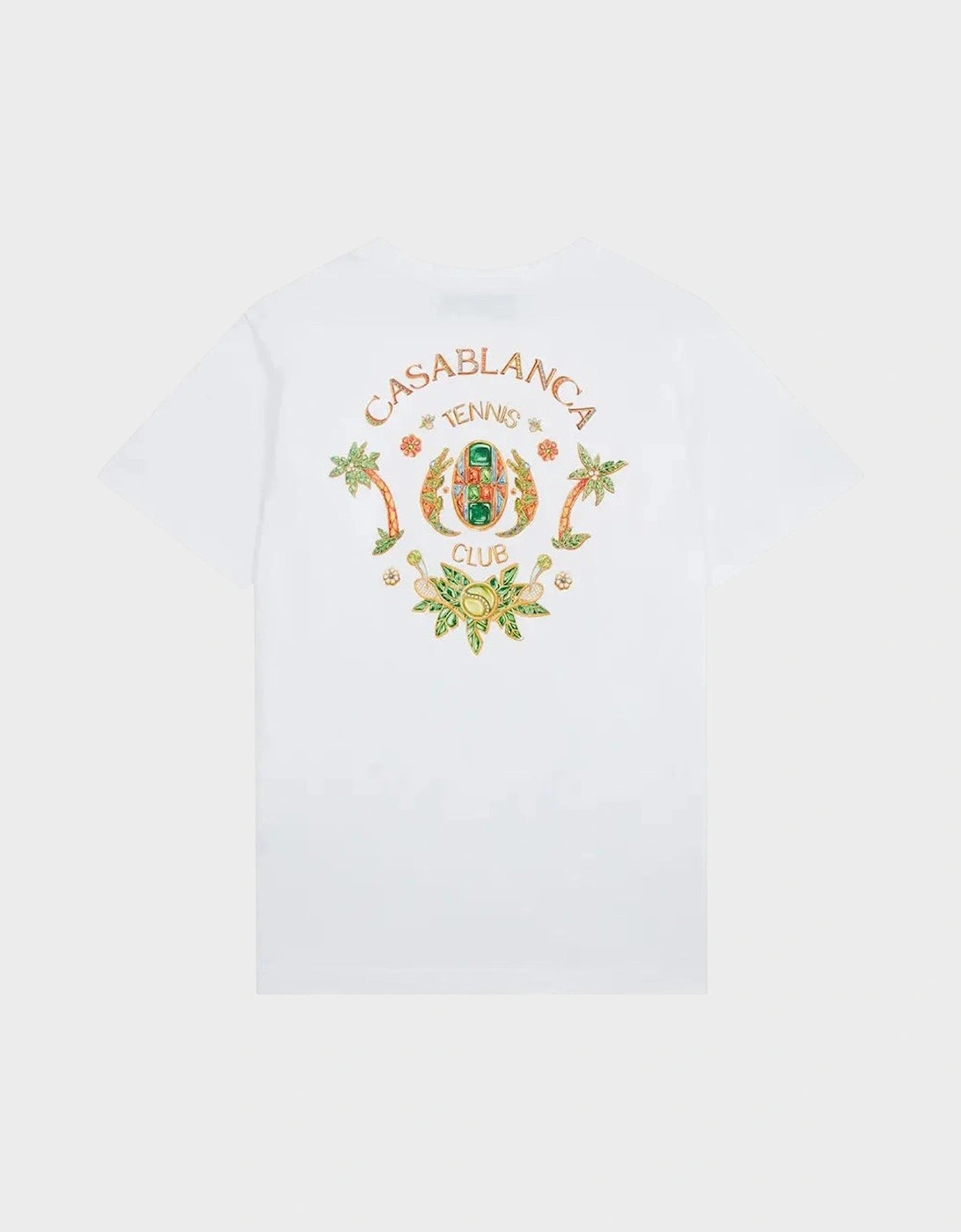 Printed T-Shirt Joyaux D'Afrique Tennis Club White