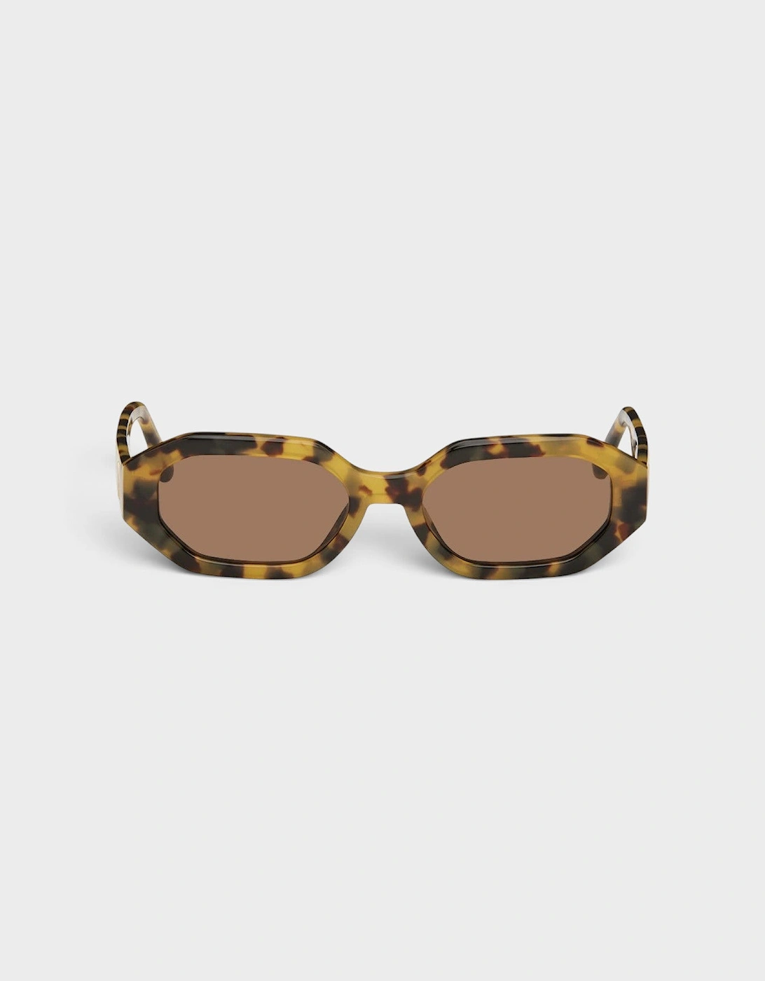 The Attico Attico Women's Tortoiseshell Linda Farrow Edition Irene Sunglasses