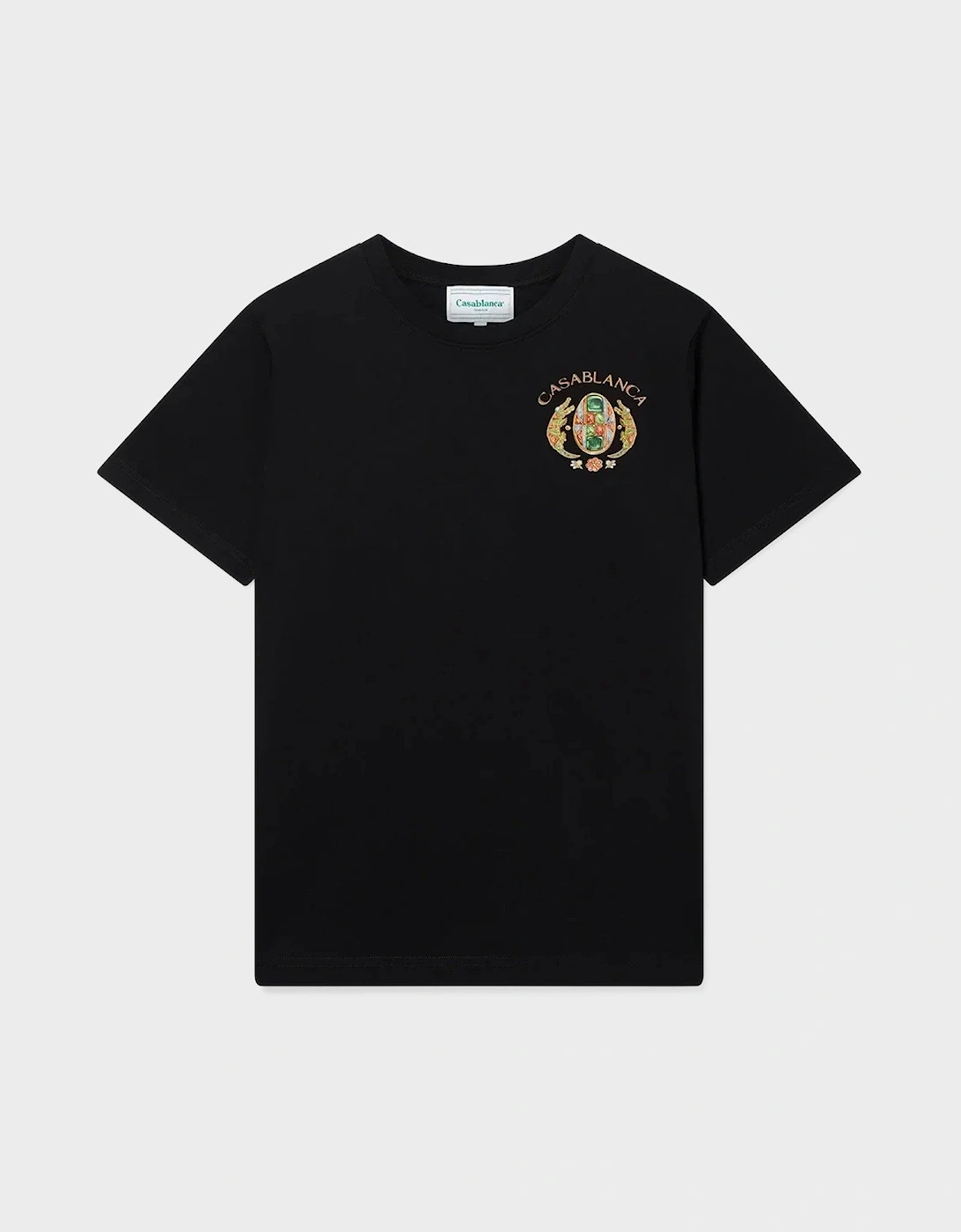 Joyaux D'Afrique Tennis Club Short Sleeve T-Shirt Black