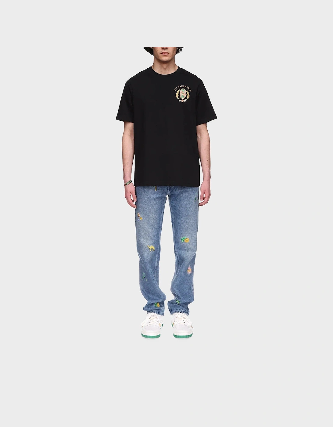 Joyaux D'Afrique Tennis Club Short Sleeve T-Shirt Black