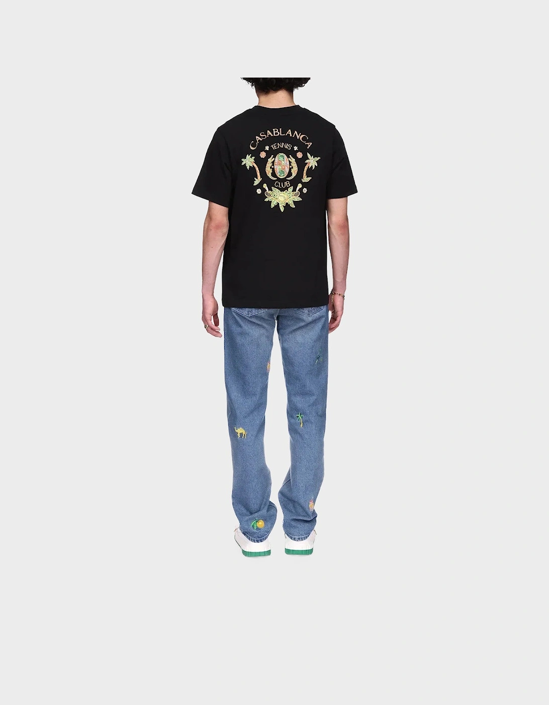 Joyaux D'Afrique Tennis Club Short Sleeve T-Shirt Black