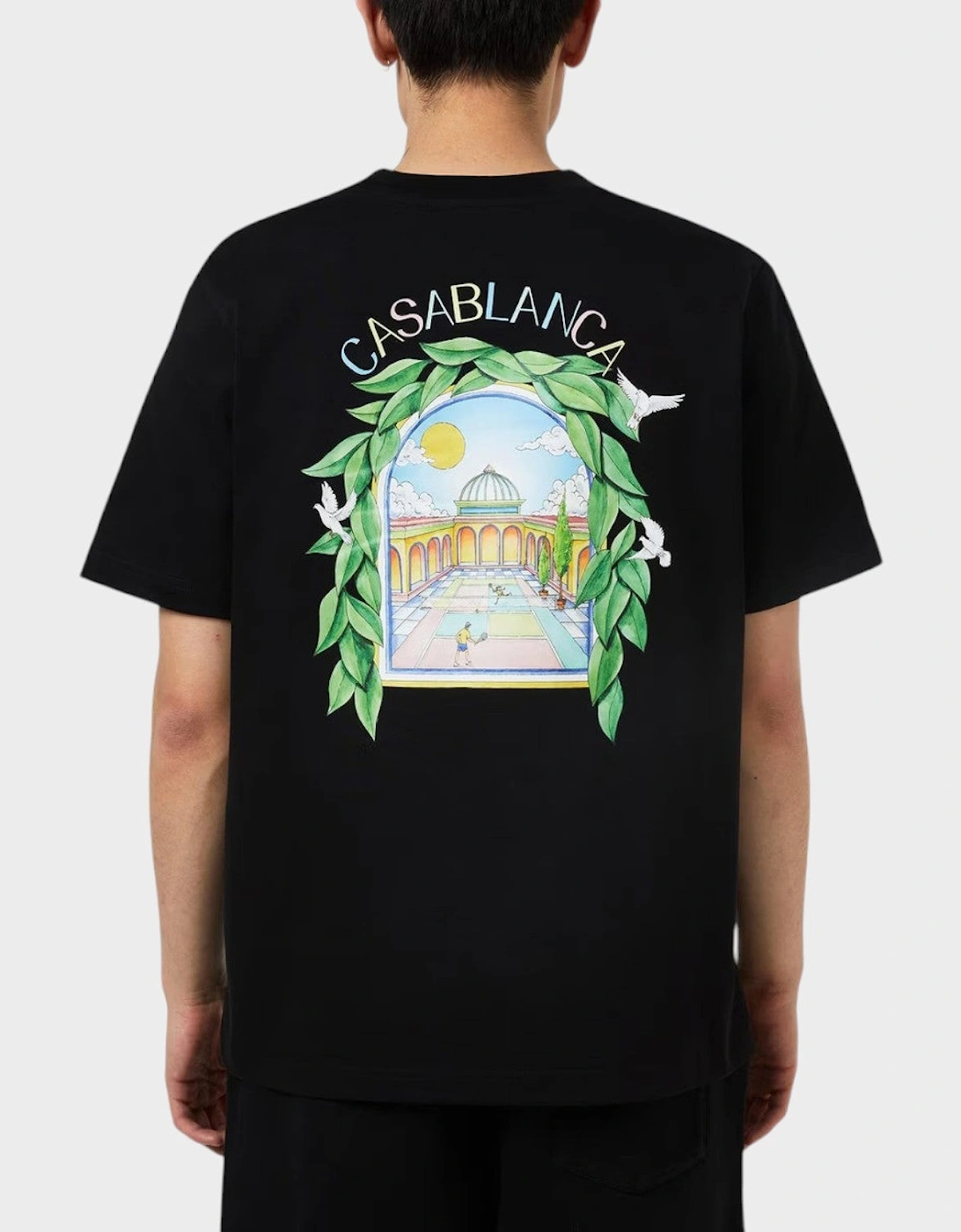 L'Arche De Tennis Short Sleeve T-Shirt Black