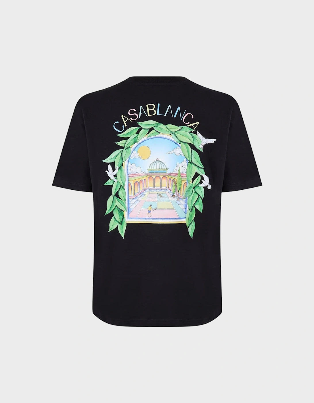 L'Arche De Tennis Short Sleeve T-Shirt Black