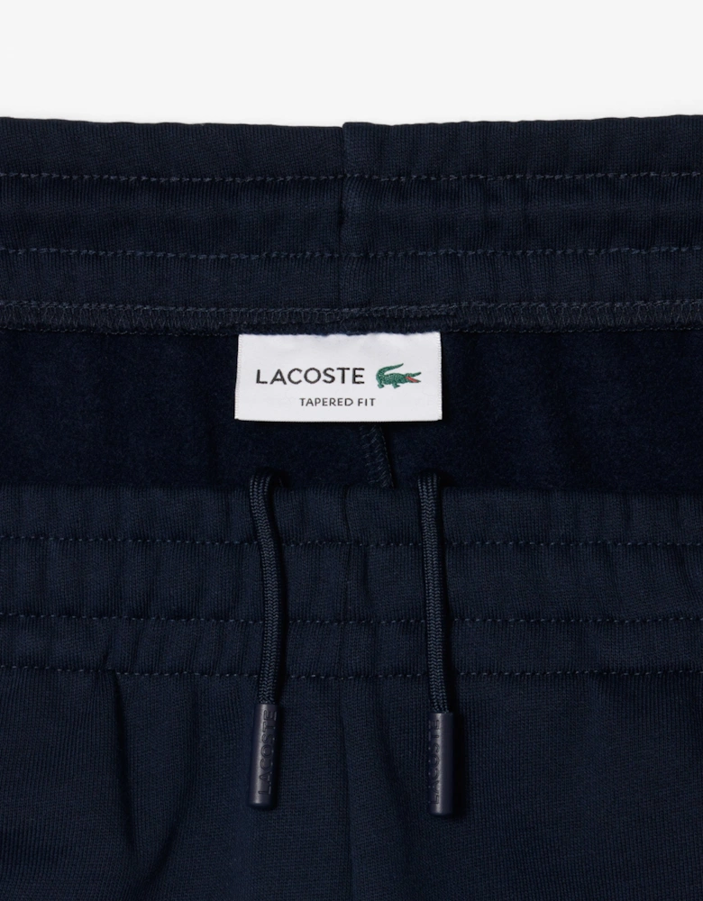 Lacoste Tapered Fit Mens Fleece Sweatpants - Navy Blue 166