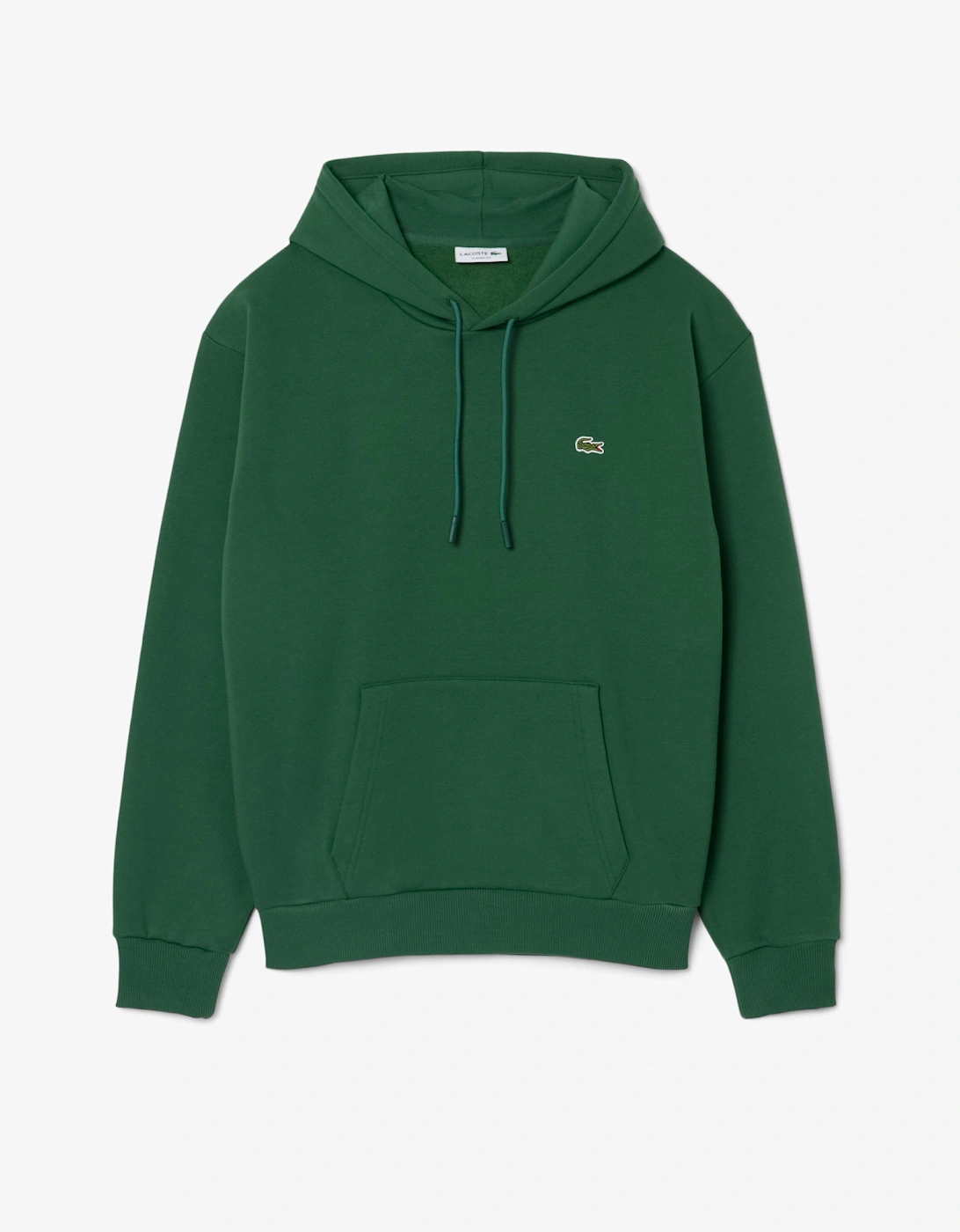 Lacoste Fleece Mens Classic Fit Hoodie - Pine Green 132