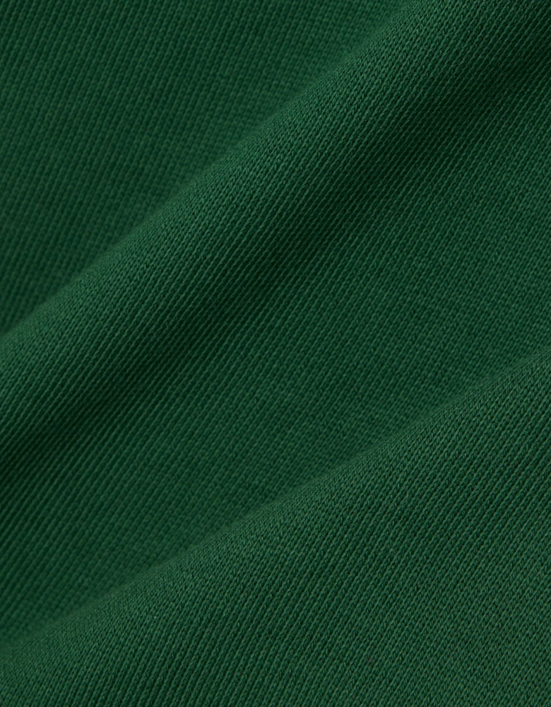 Lacoste Fleece Mens Classic Fit Hoodie - Pine Green 132