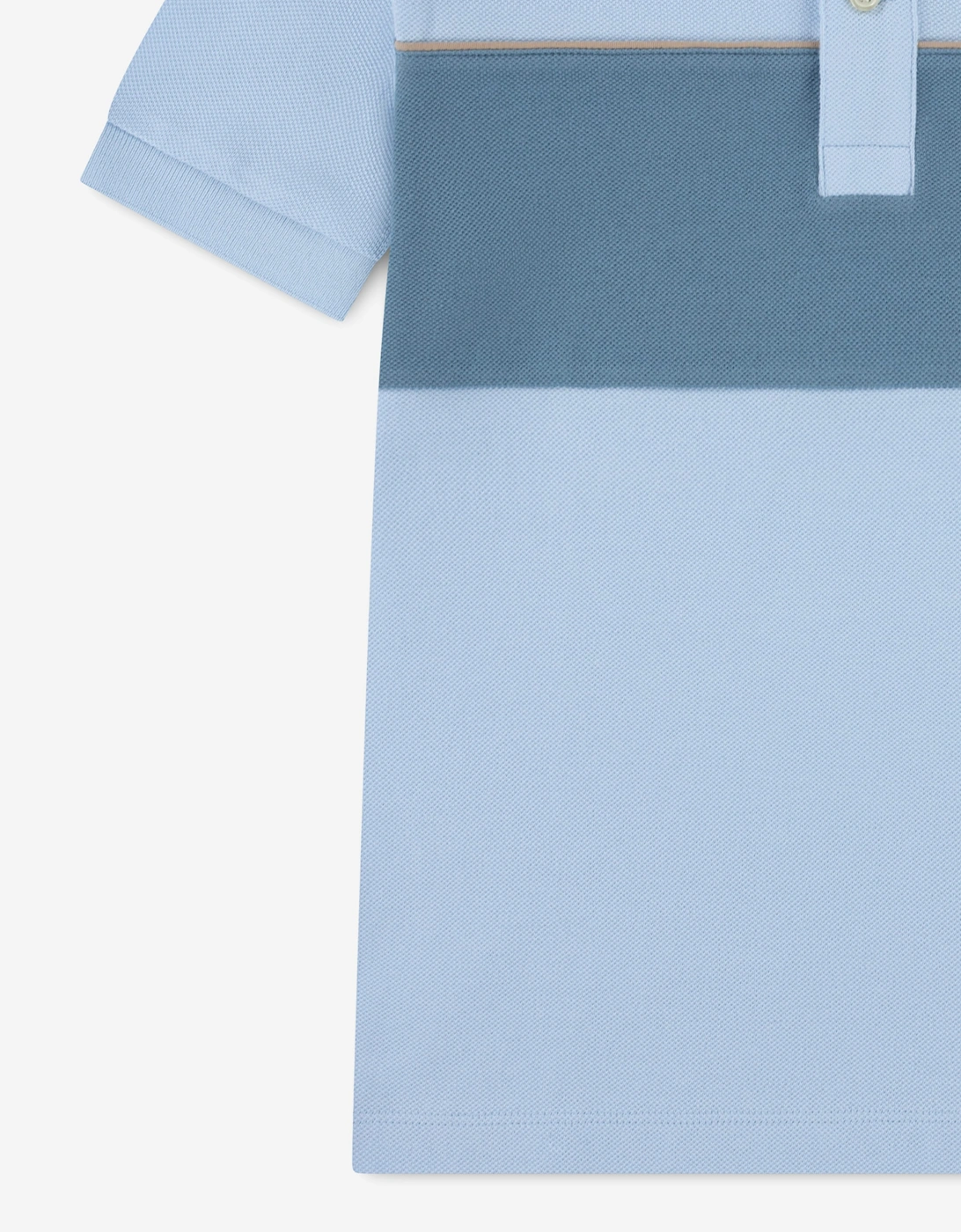 Lacoste Boys Chest Stripe Polo Shirt in Blue
