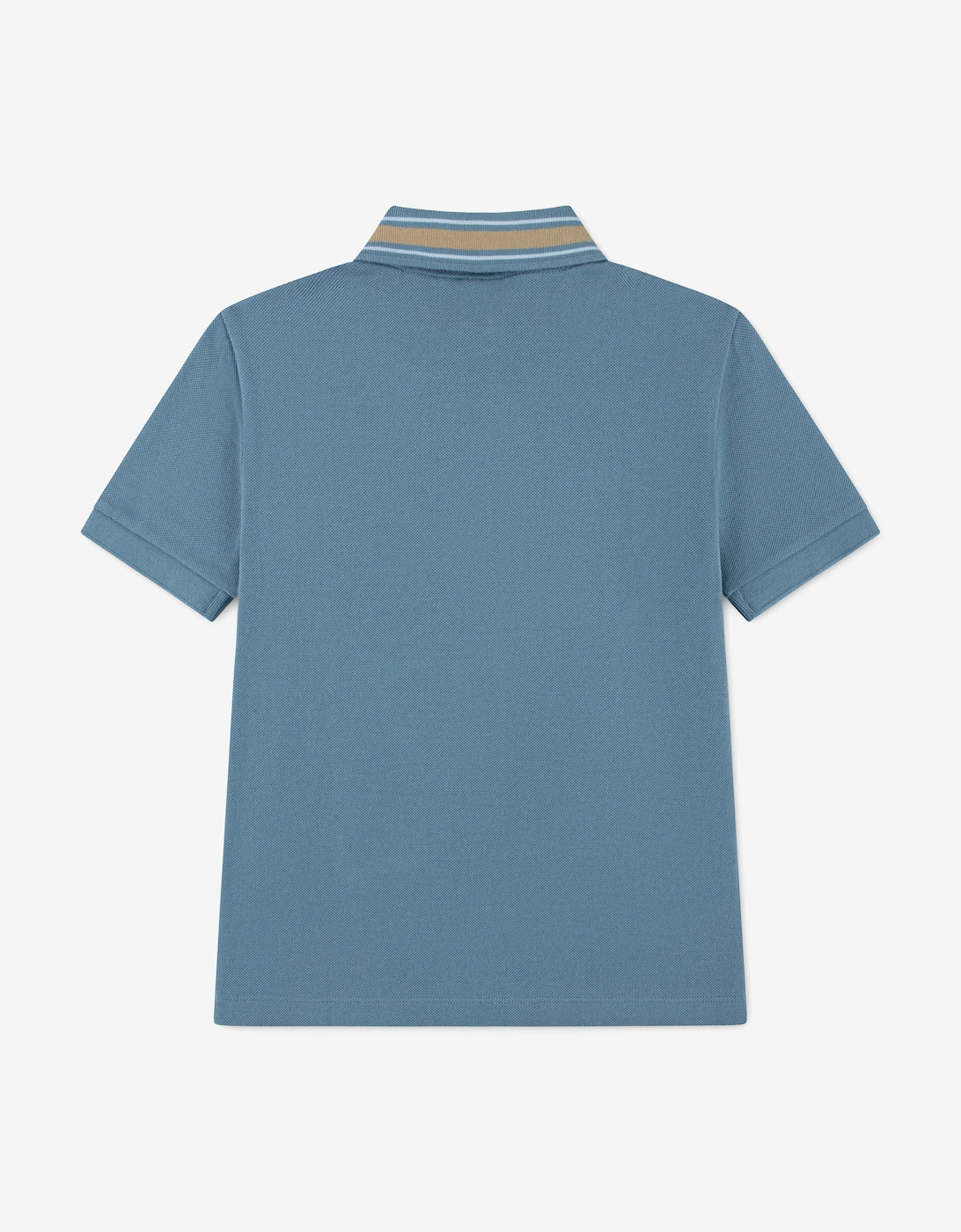 Lacoste Boys Petit Pique Fancy Polo Shirt in Blue