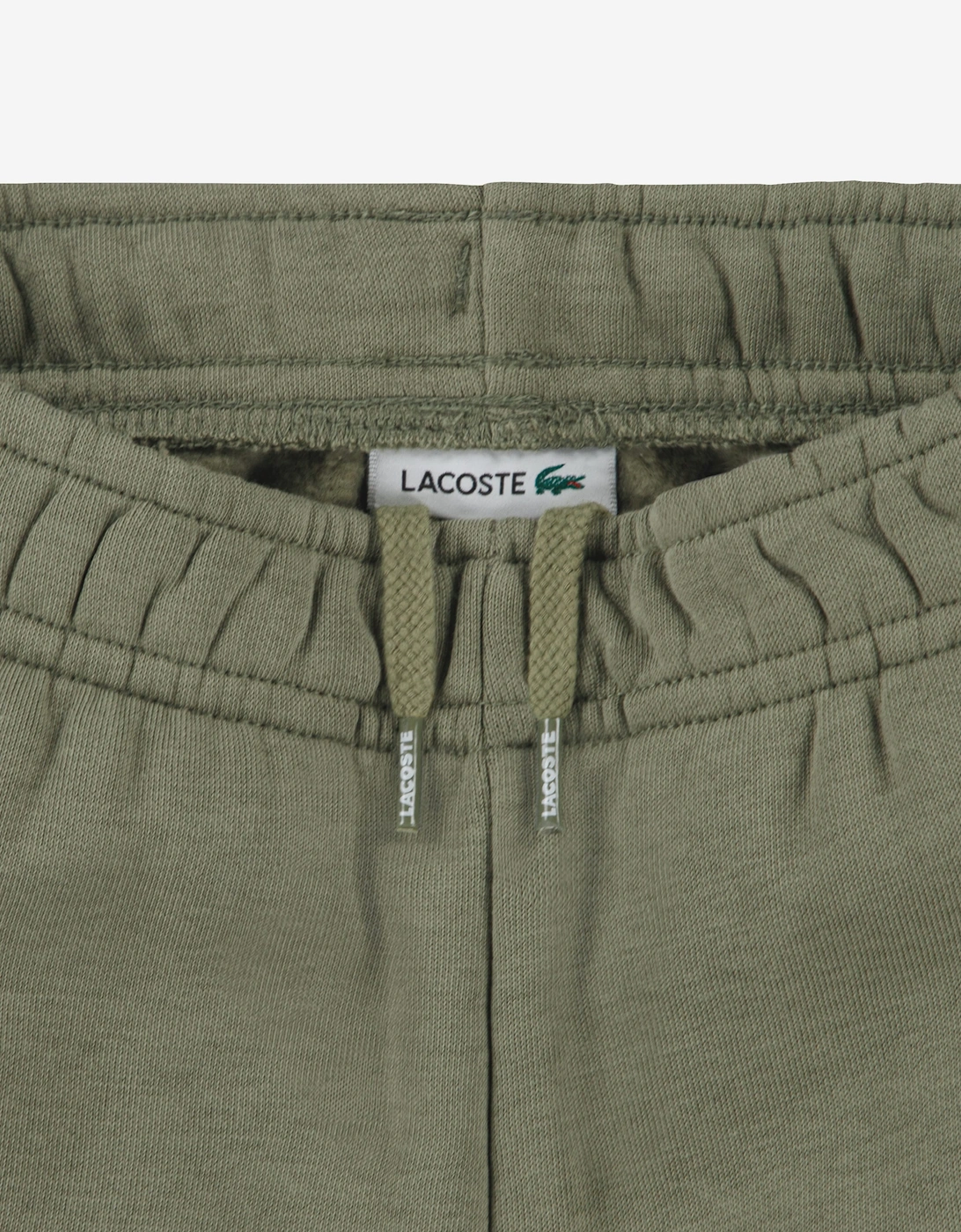 Lacoste Boys Core Fleece Joggers in Green