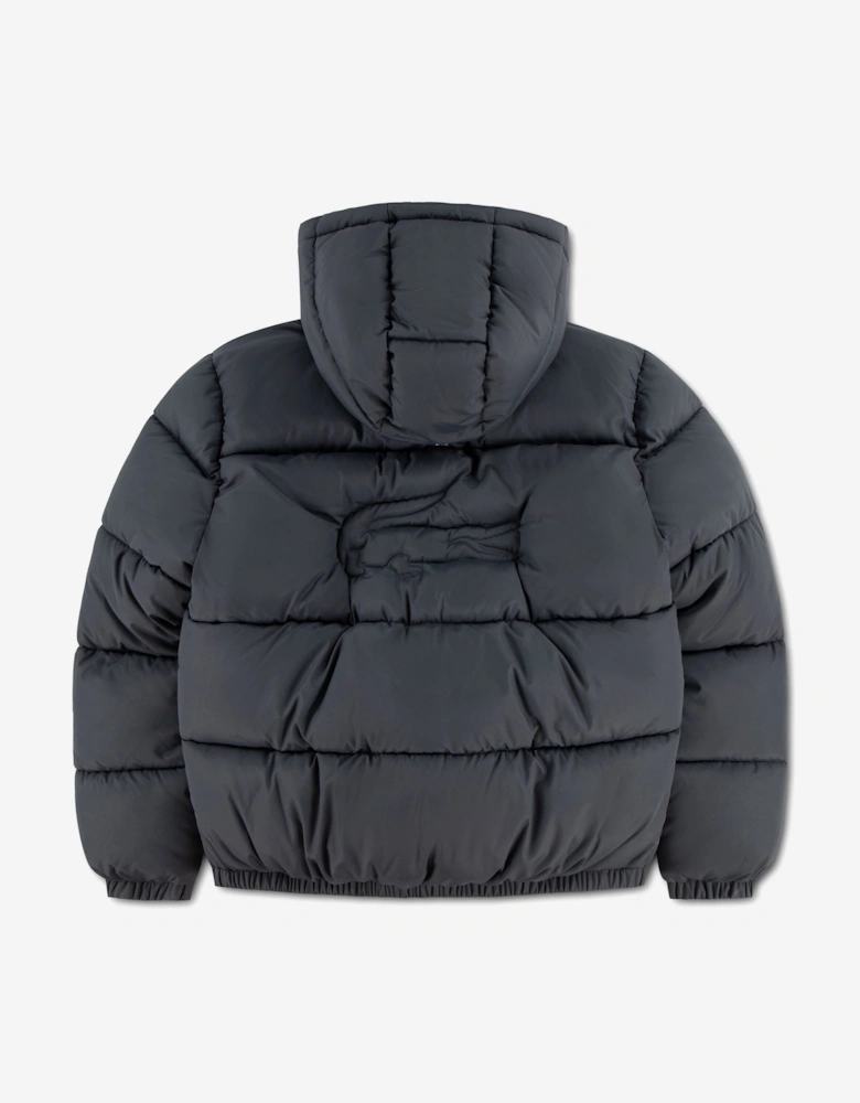 Lacoste Kids Core Puffer Jacket in Grey