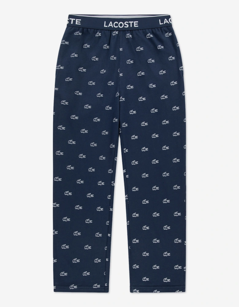 Lacoste Kids Logo Pyjama Set in Navy