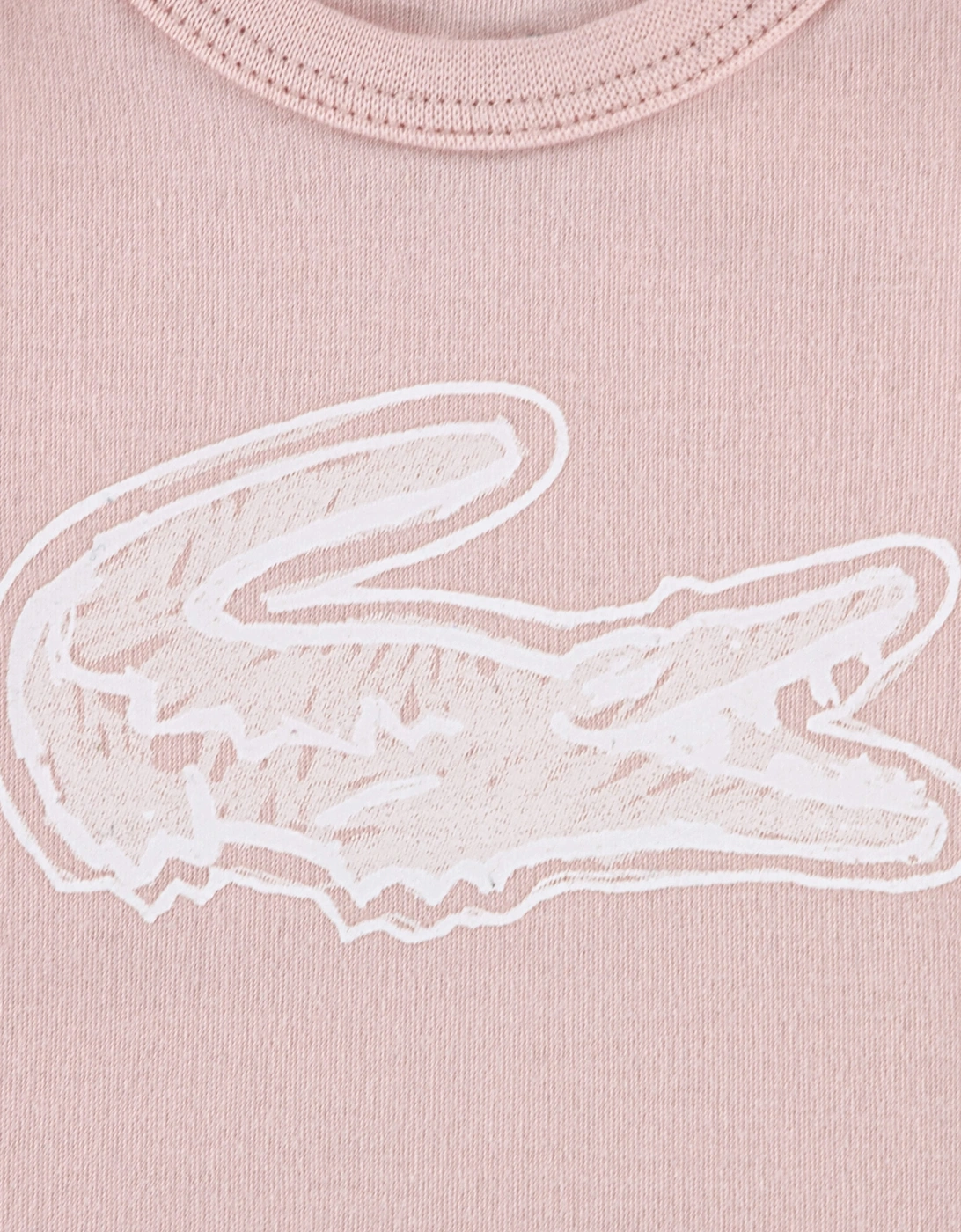 Lacoste Baby Girls 3 Piece Graphic Bodysuit Gift Set in Pink