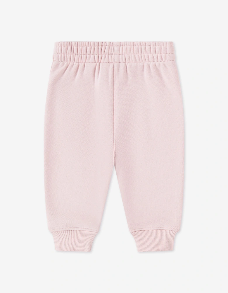 Lacoste Baby Girls Polo Fleece Tracksuit in Pink