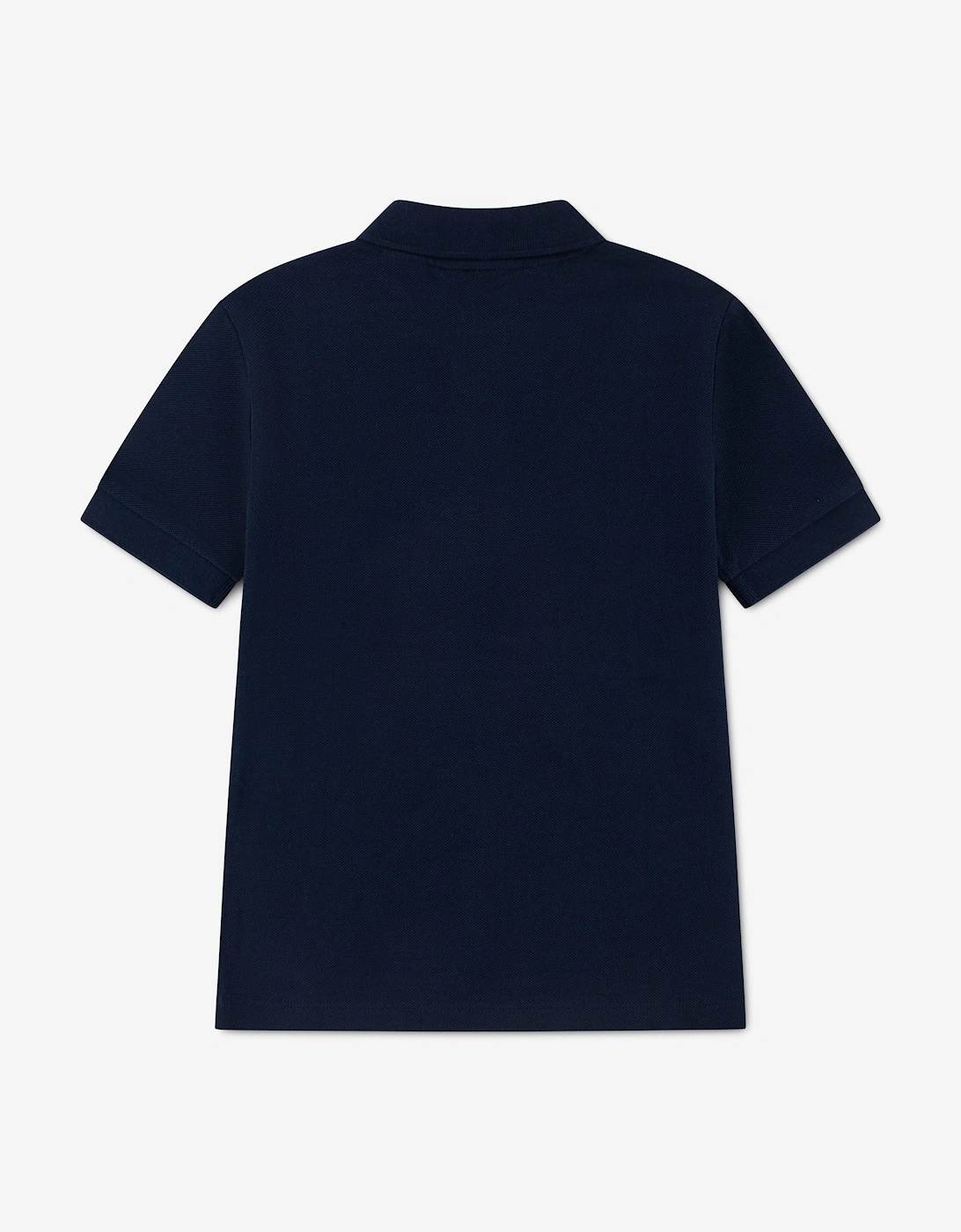 Lacoste Boys Chest Stripe Polo Shirt in Navy