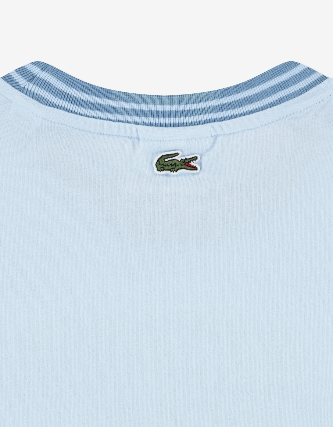 Lacoste Boys Embroidered Logo T-Shirt in Blue