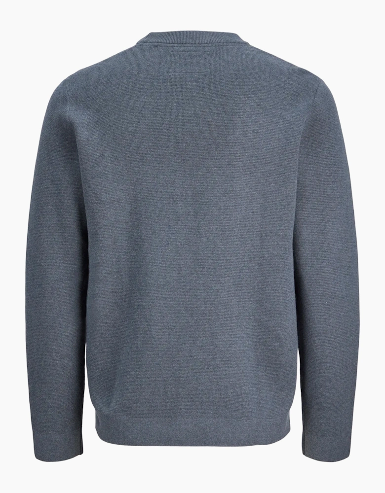 Jack & Jones Milano Stitch Knit Crew Neck Turbulence / Melange
