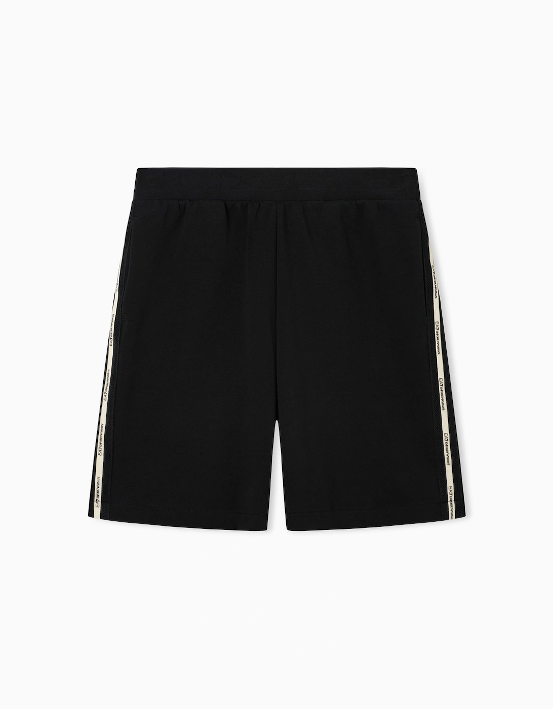 Tape Logo Shorts - Black