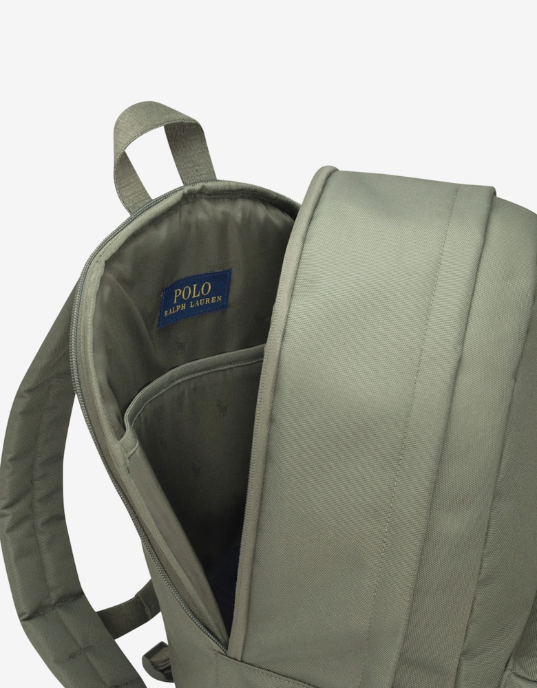 Ralph Lauren Kids Logo Backpack in Green (45cm)