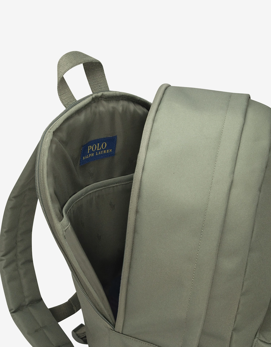 Ralph Lauren Kids Logo Backpack in Green (45cm)