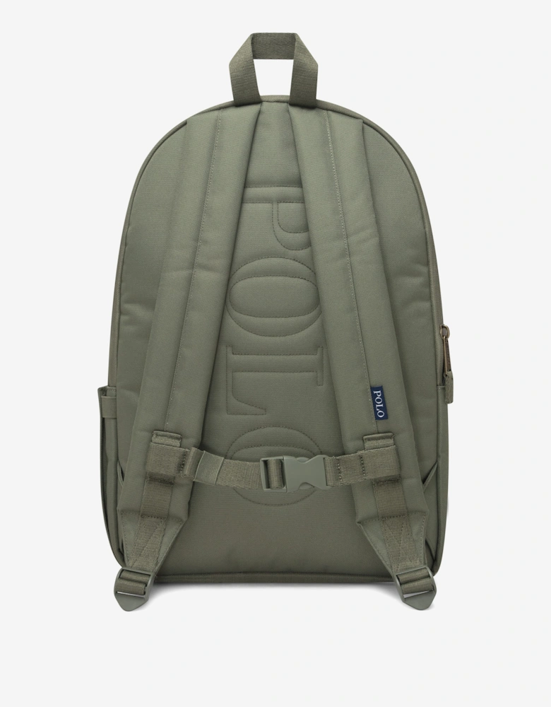 Ralph Lauren Kids Logo Backpack in Green (45cm)