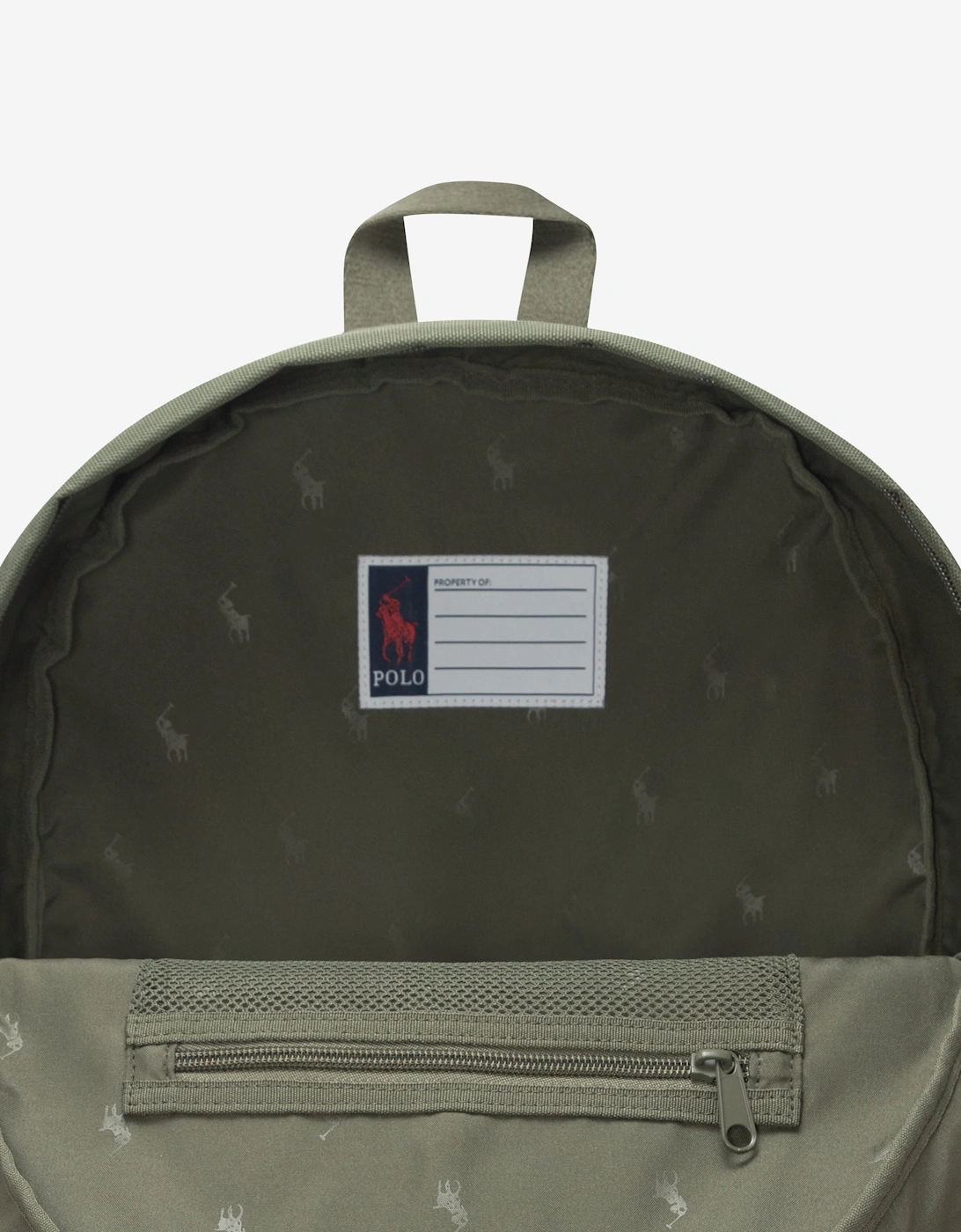 Ralph Lauren Kids Logo Backpack in Green (45cm)