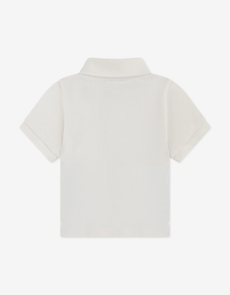 Lacoste Baby Boys 2 Piece Polo Set in Beige