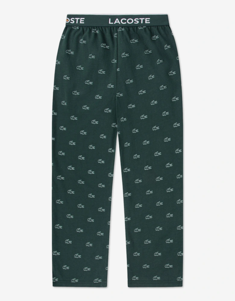 Lacoste Kids Logo Pyjama Set in Green