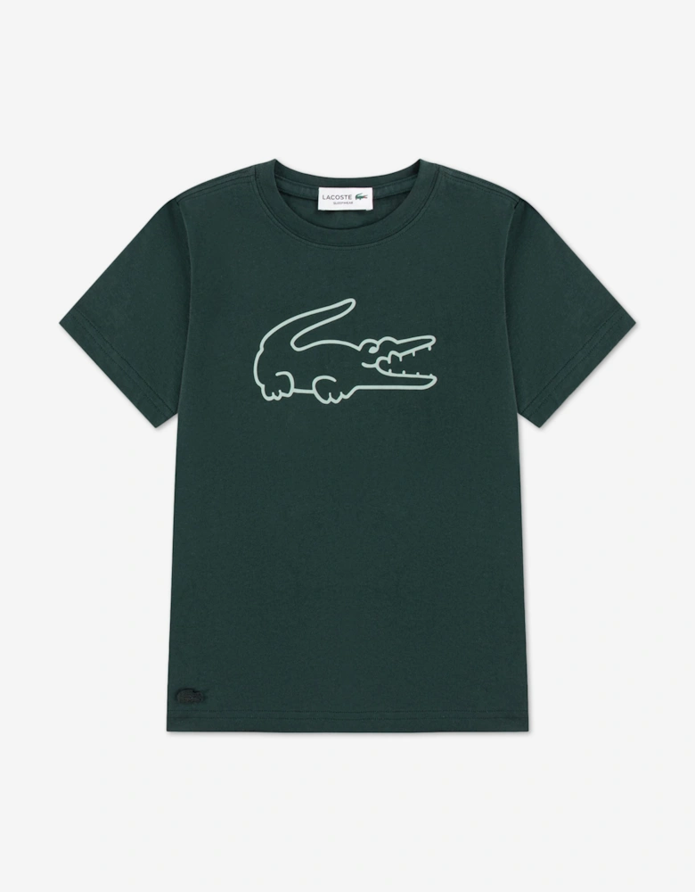 Lacoste Kids Logo Pyjama Set in Green