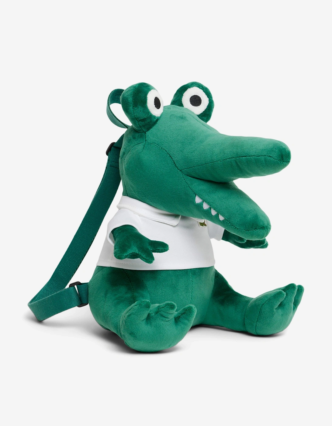 Lacoste Kids Croc Plush Backpack in Green (30.5cm)