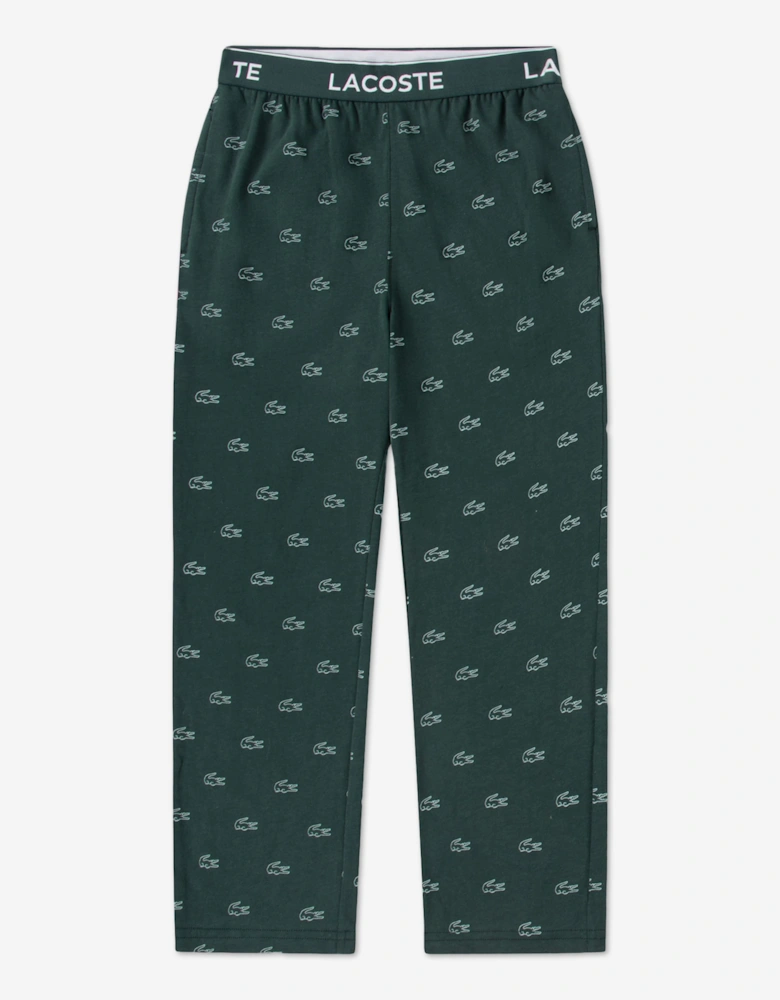 Lacoste Kids Logo Pyjama Set in Green