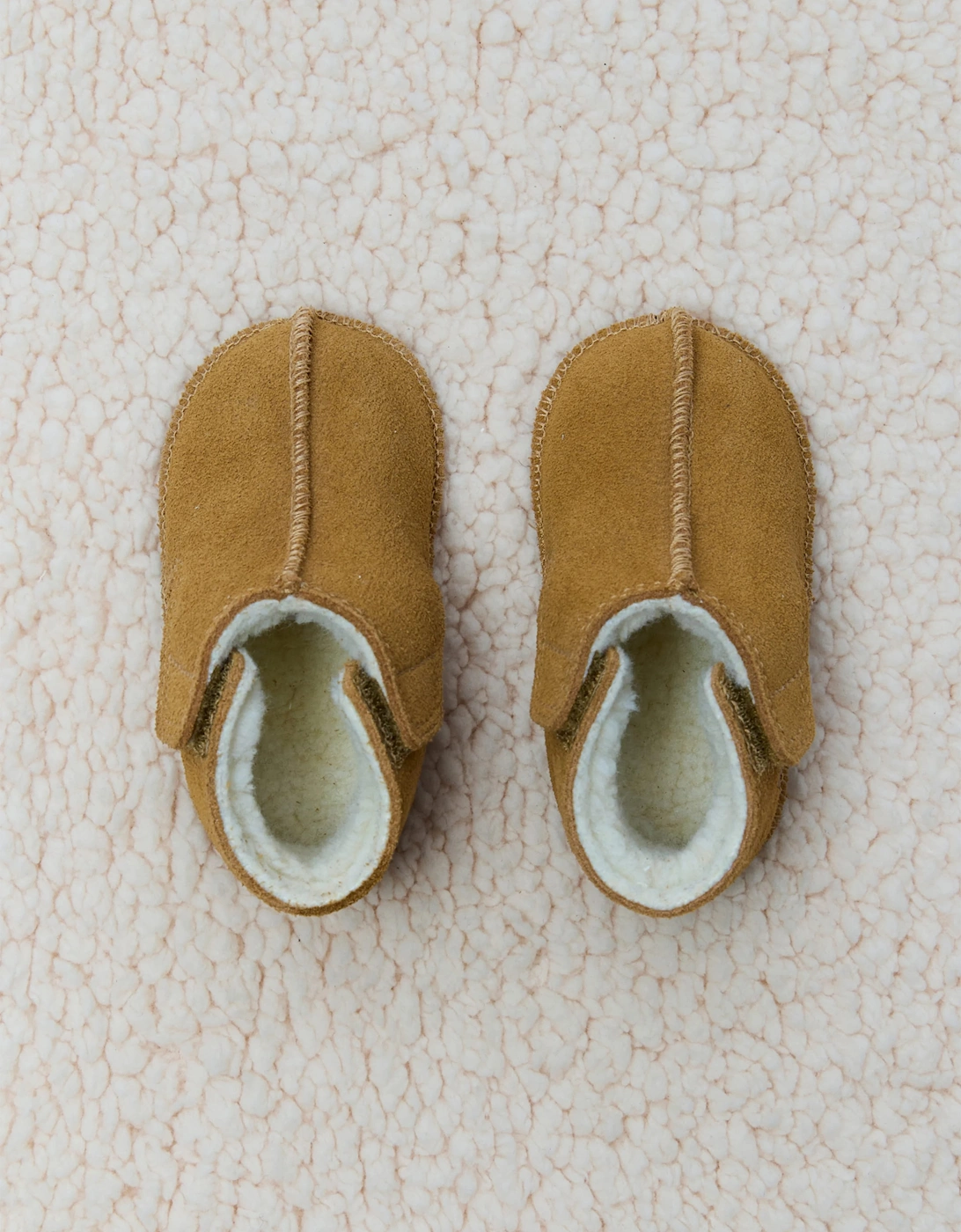 Veja Baby Suede Orso Booties in Brown