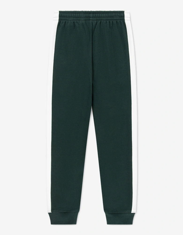 Lacoste Boys Colourblock Joggers in Green